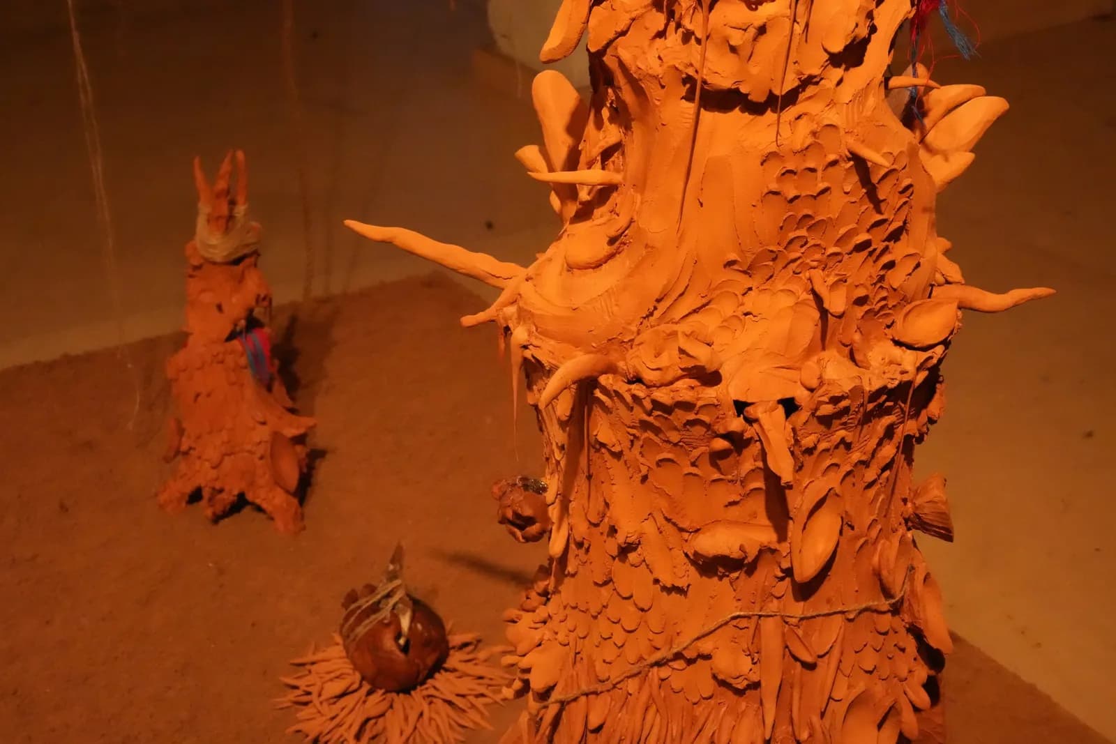 Detail from "Elsewhere has Entered the Body" by Abraham Babajide Cole.