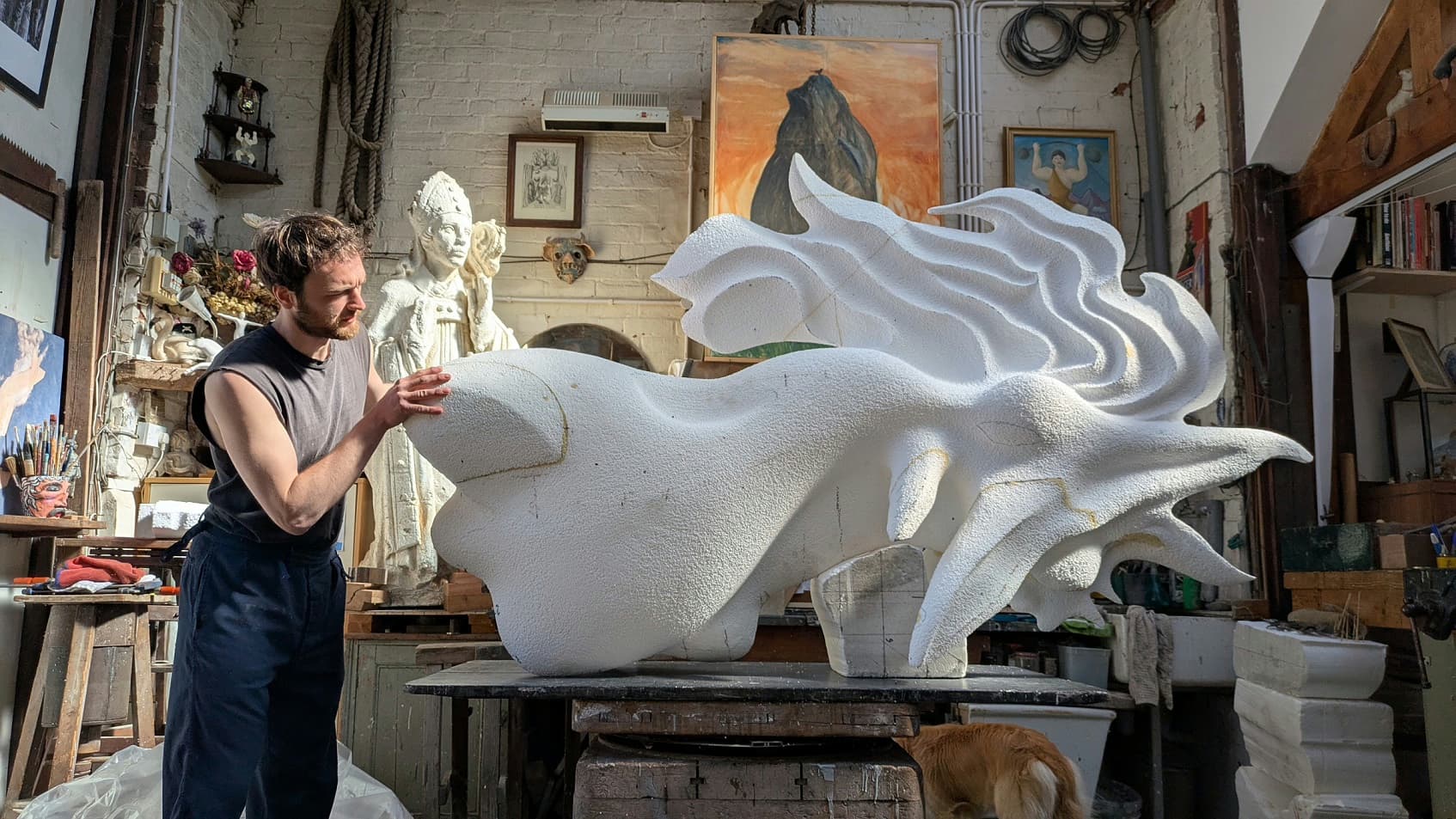 A Family Legacy in Stone: Grandson Exhibits Alongside Renowned Sculptor’s Centenary Tribute