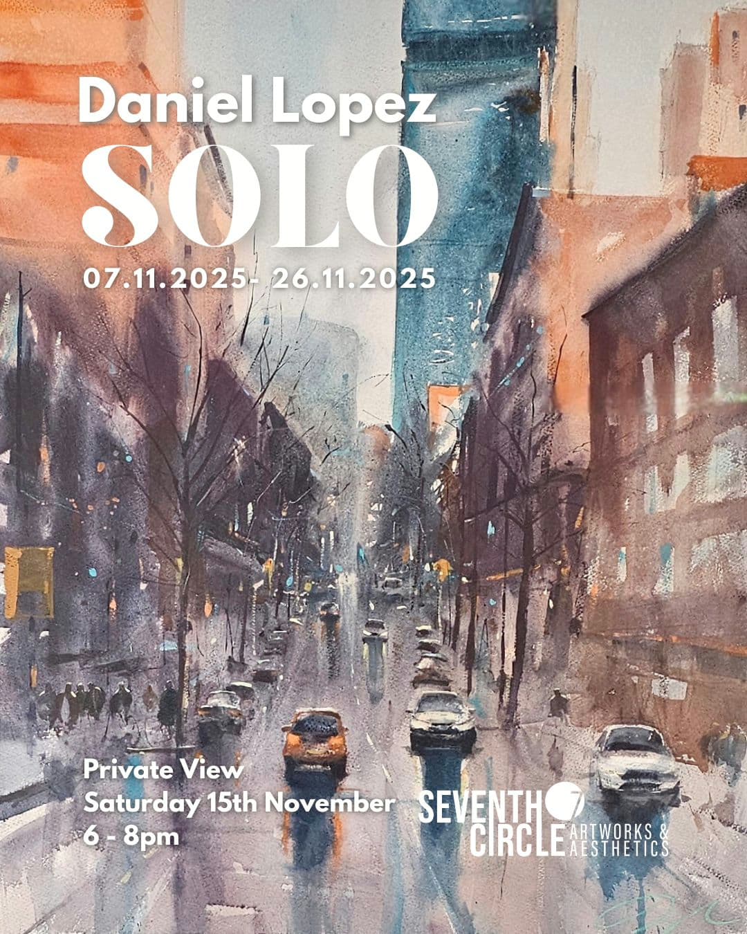 Daniel Lopez Brings Award-Winning Watercolours to Birmingham in First Solo Show