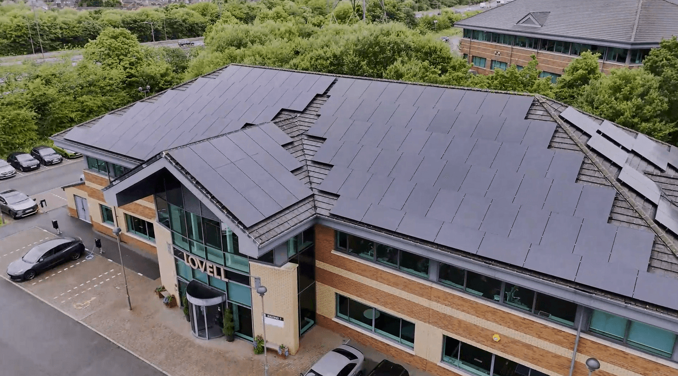 Lovell Reduces Carbon Footprint with Solar Panel Success at West Midlands Office