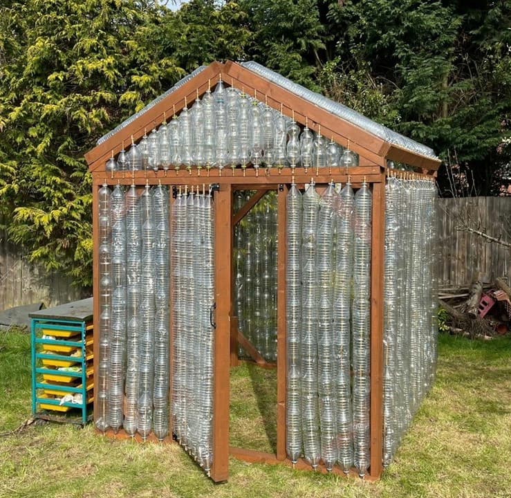 Sutton Coldfield Pupils Build Eco-Greenhouse from 1,300 Recycled Plastic Bottles