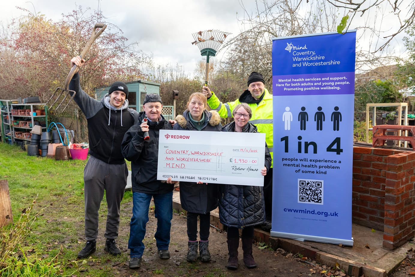 New Outdoor Space Brings Community Together Thanks to Redrow’s Support for Mind