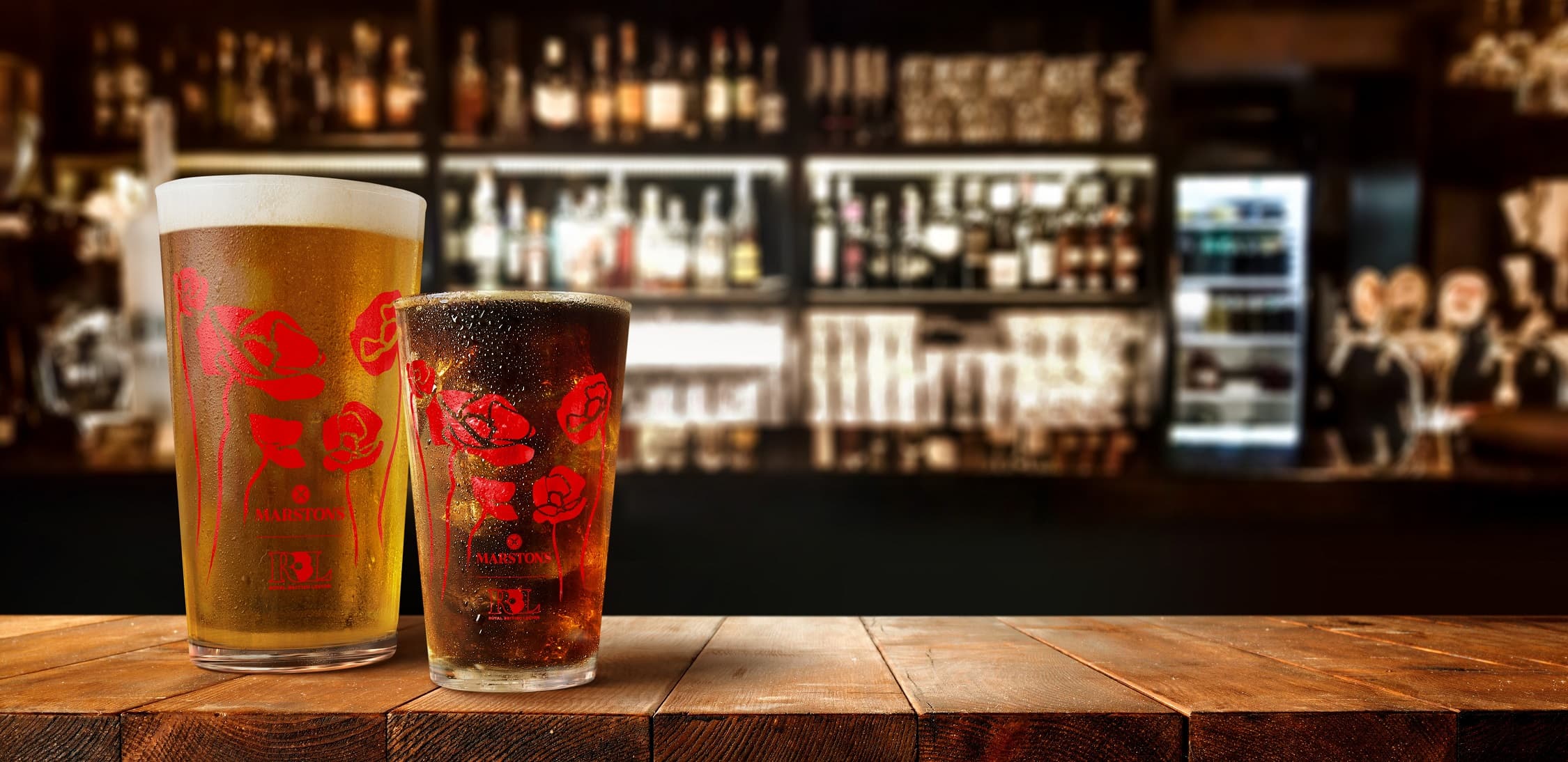 Raise a Glass for Heroes: Marston’s Pubs Support Poppy Appeal with Limited-Edition Glasses