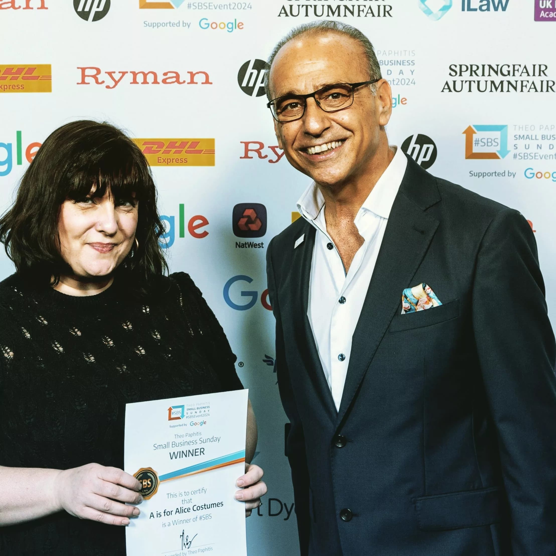 Dressing Up Dreams: A is for Alice Costumes’ Triumph in Theo Paphitis’ Small Business Sunday