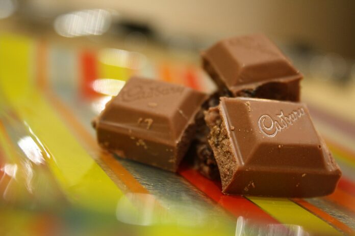 Cadbury chocolate squares